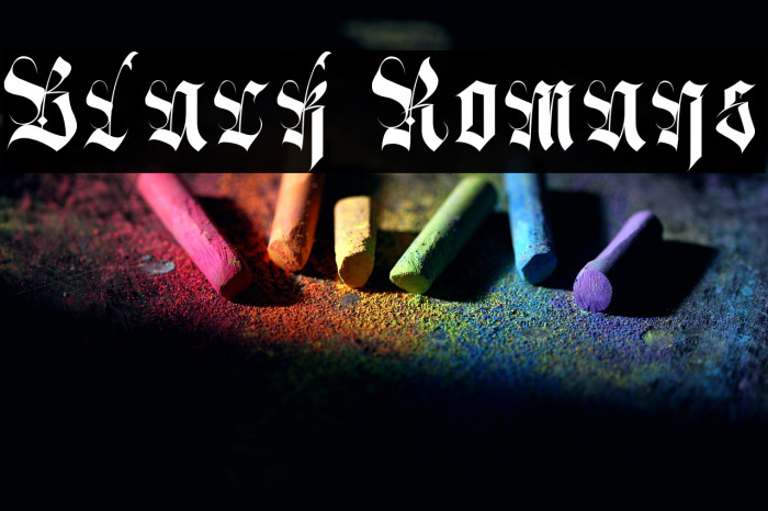 Black Romans Example 1