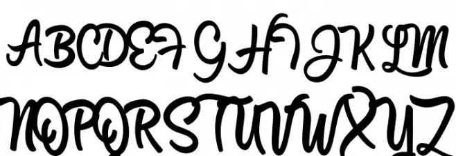 Black Rose Personal Use Regular Schriftart Groß