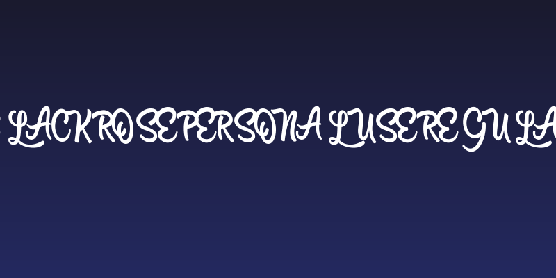 Black Rose Personal Use Regular Social Header