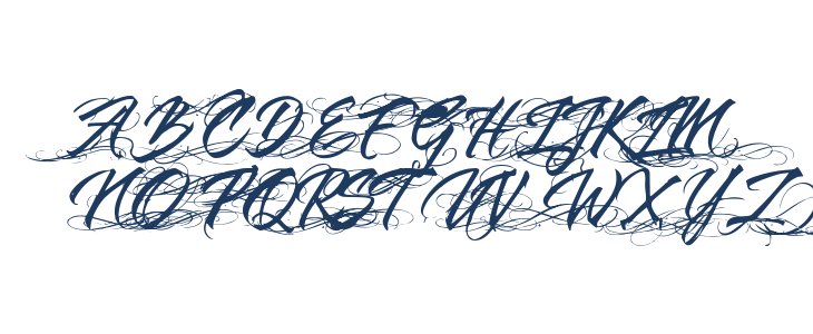 Black Rose Studio Swash Uppercase