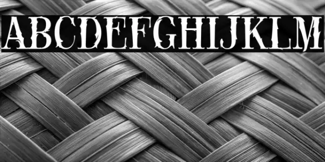 Black Rose Font examples