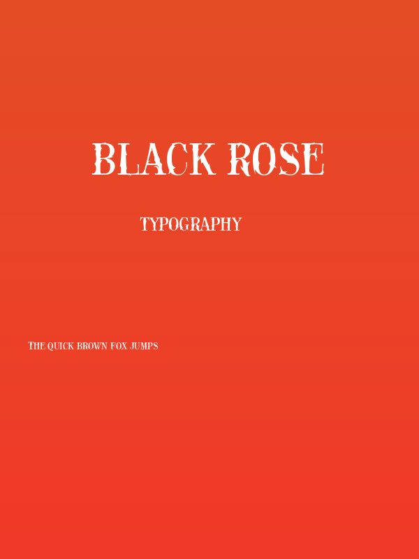 Black Rose Poster