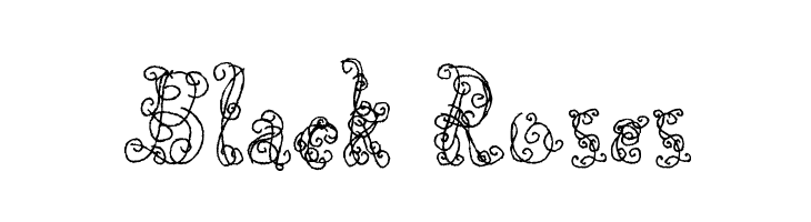 Black Roses Font