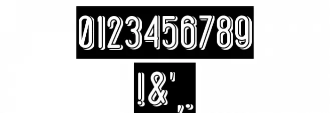 Black Roties Font OTHER CHARS