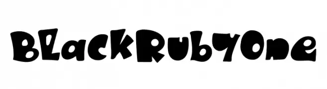 Black Ruby One  font caratteri gratis