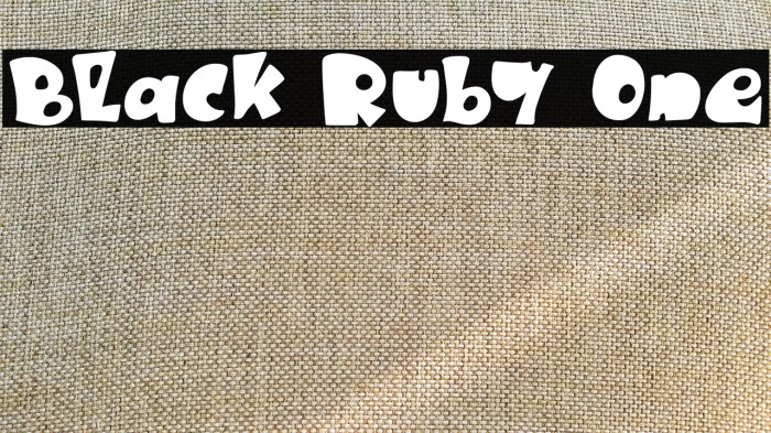 Black Ruby One Example 1