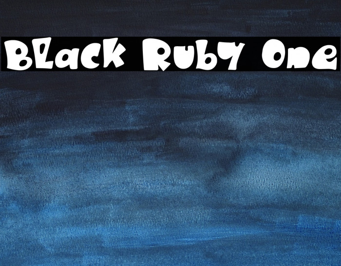 Black Ruby One Example 2