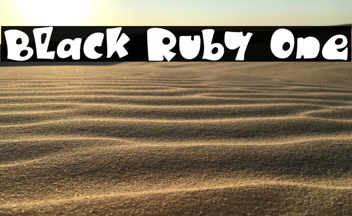 Black Ruby One Example 3