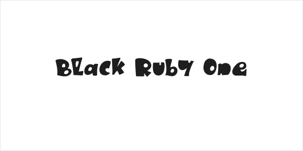 Black Ruby One Logo