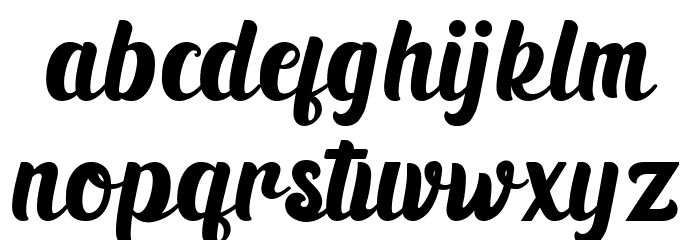 Black Ryder Demo Font LOWERCASE