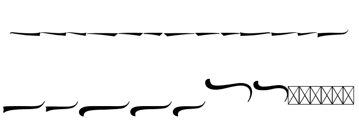Black Ryder Extra Swash Font OTHER CHARS