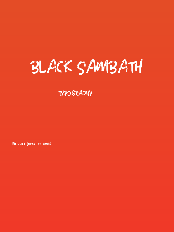 Black Sambath Poster