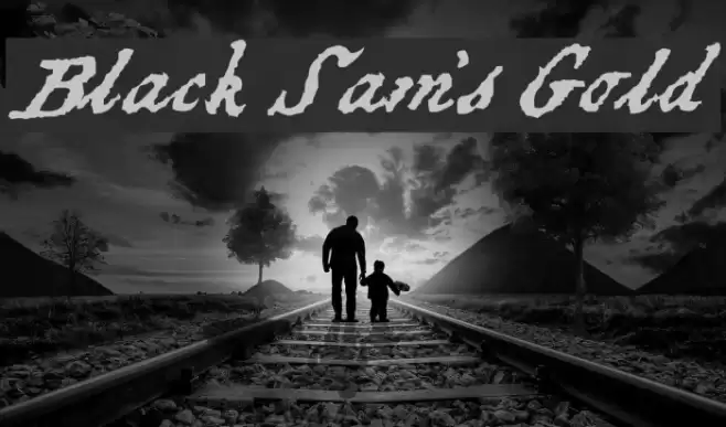 Black Sam's Gold Font examples