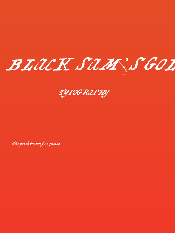 Black Sam's Gold Poster