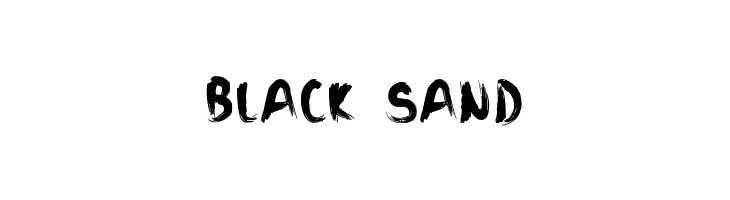 Black Sand  font caratteri gratis