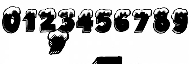 Black Santa Font OTHER CHARS