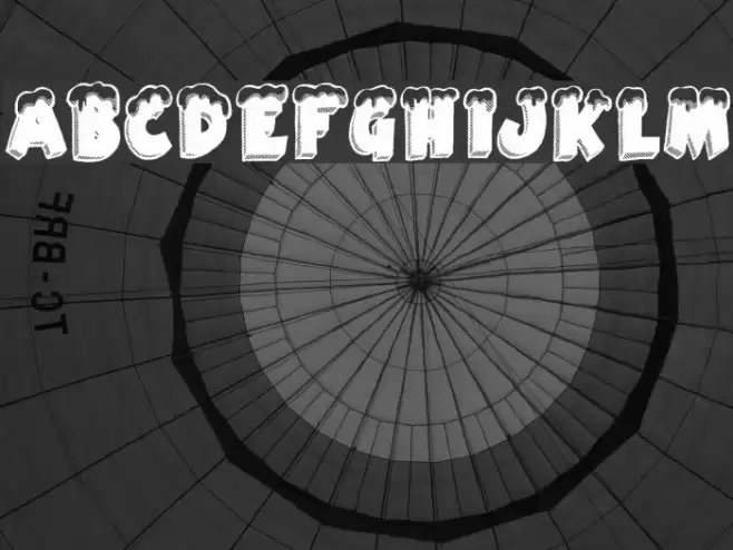 Black Santa Font examples