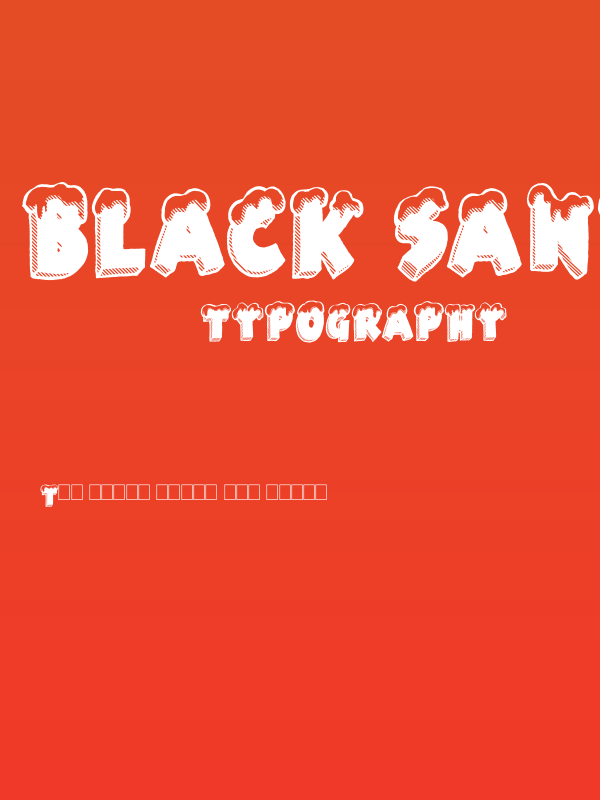 Black Santa Poster