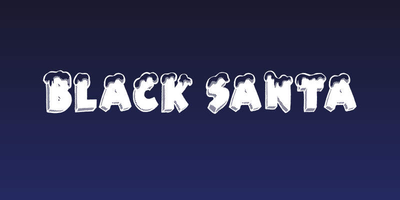 Black Santa Social Header