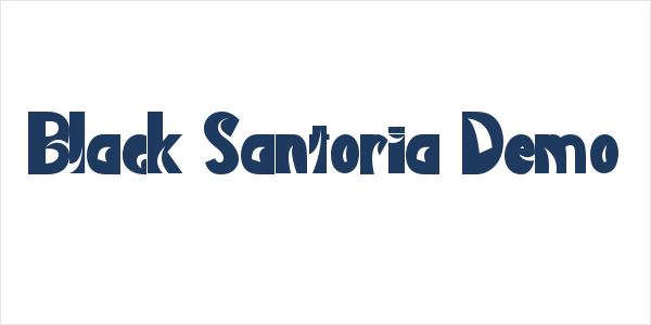 Black Santoria Demo Logo