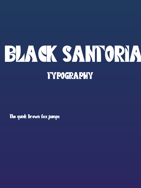 Black Santoria Demo Poster