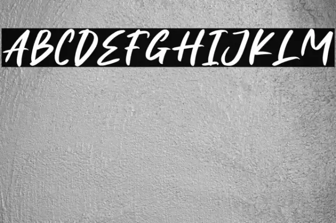 Black Shadow Font examples