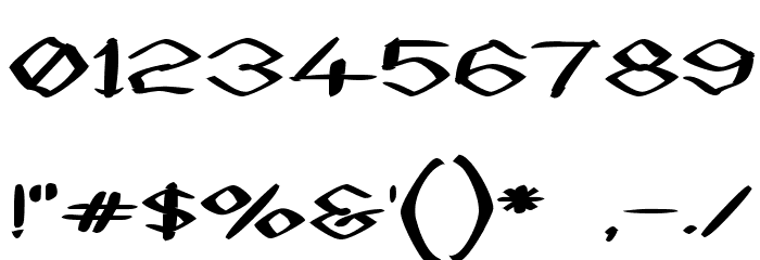 Black Sheaf フォント その他の文字