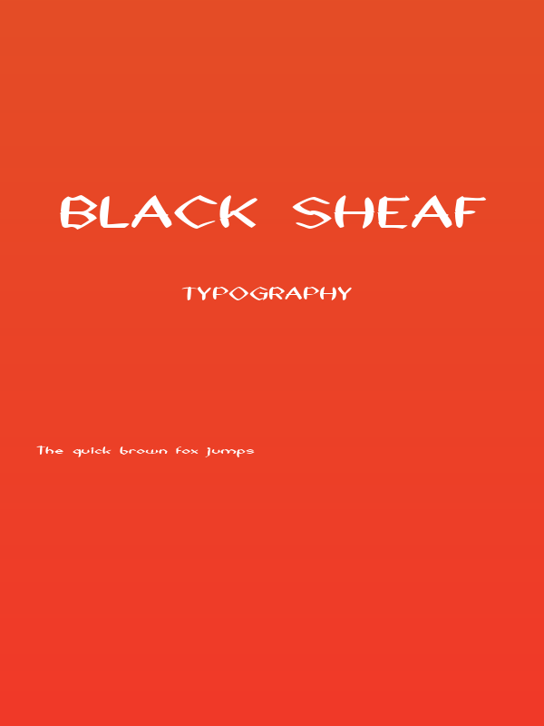Black Sheaf Poster
