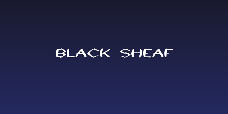 Black Sheaf Social Header