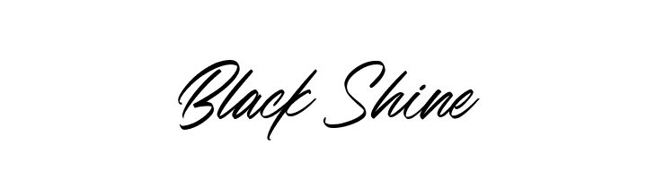 Black Shine  font caratteri gratis
