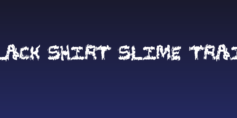 Black Shirt Slime Trail Social Header
