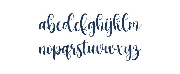 Black Signature Lowercase
