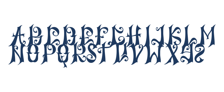 Black Silent Uppercase