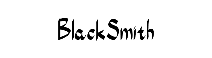 Black Smith  नि: शुल्क फ़ॉन्ट्स डाउनलोड