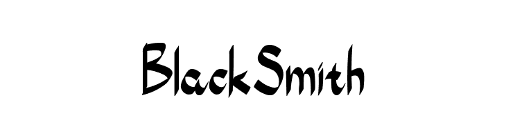 Black Smith  नि: शुल्क फ़ॉन्ट्स डाउनलोड