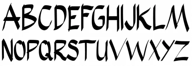 Black Smith フォント 大文字
