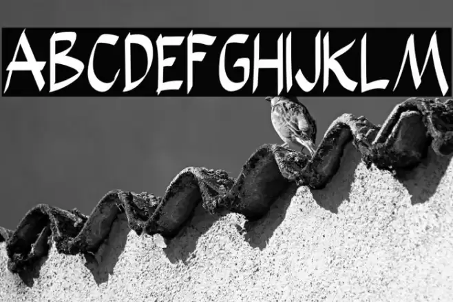 Black Smith Font examples