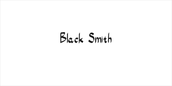 Black Smith Logo