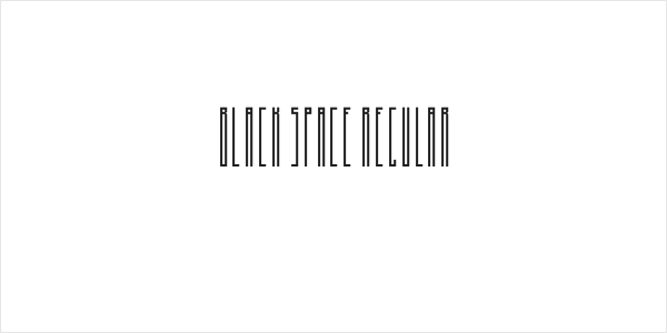 Black Space Regular Logo