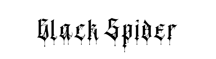 Black Spider  baixar fontes gratis