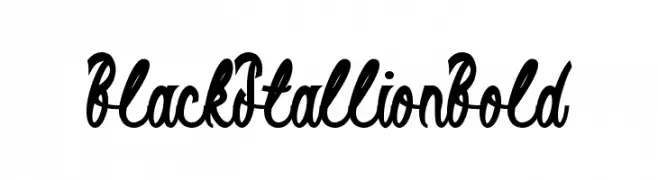 Black Stallion Bold  baixar fontes gratis