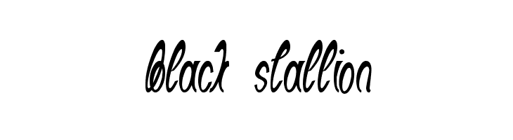 Black Stallion  Free Fonts Download