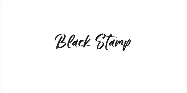 Black Stamp Logo