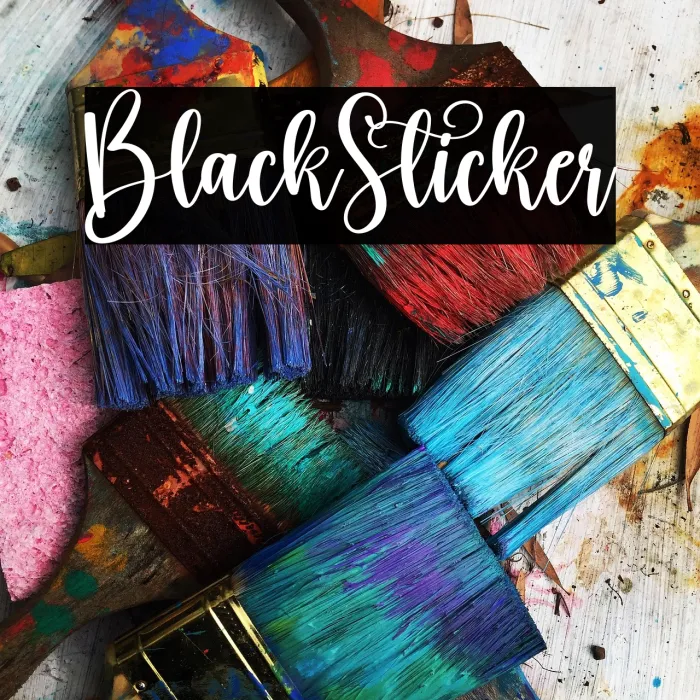 Black Sticker Example 2
