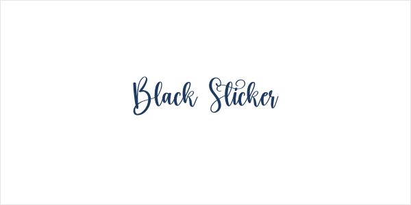Black Sticker Logo