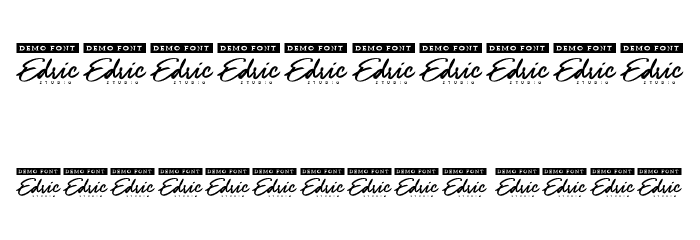 Black Sting Demo Font OTHER CHARS