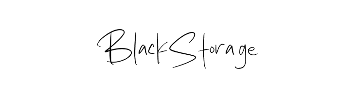 Black Storage  免费字体下载