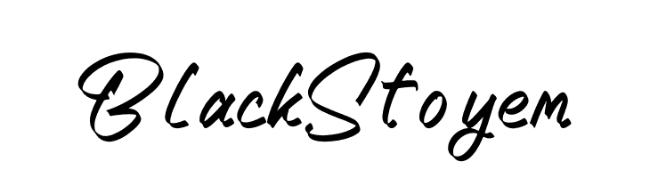 Black Stoyem  font caratteri gratis