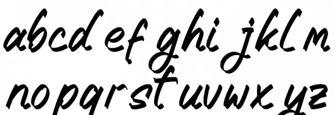 Black Stoyem फ़ॉन्ट लोअरकेस