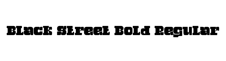 Black Street Bold Regular  لخطوط تنزيل